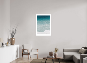 24 x 36″, Framed Fine art print - white frame Gradient