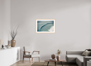 30 x 20″, Fine art print - maple frame Big Sur Bowl