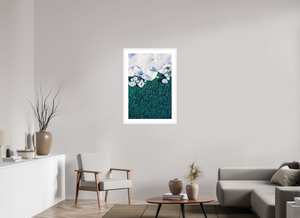 24 x 36″, Fine art print - white frame Crawl