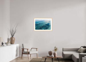 30 x 20″, Fine art print - maple frame Pancake Glass