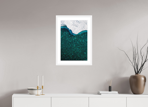 16 x 24″, Fine art print - white frame Glass