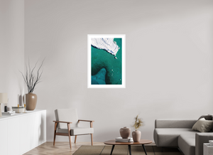24 x 36″, Fine art print - white frame Dueling