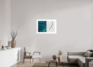 30 x 20″, Fine art print - white frame Divide