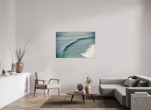 54 x 36″, Direct print on aluminum - maple frame Big Sur Bowl