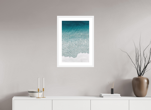 16 x 24″, Framed Fine art print - white frame Gradient