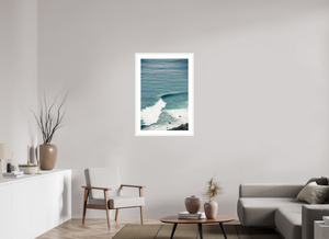 24 x 36″, Fine art print - white frame S-Wave