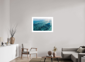 36 x 24″, Fine art print - white frame Pancake Glass