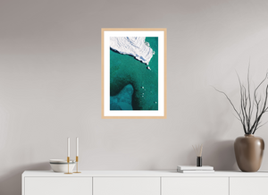 16 x 24″, Fine art print - maple frame Dueling