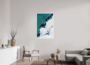 30 x 45″, Direct print on aluminum - white frame Shadows