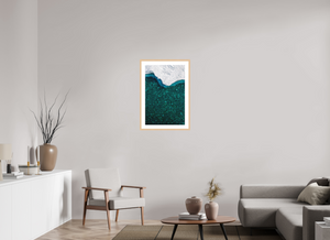 20 x 30″, Fine art print - maple frame Glass