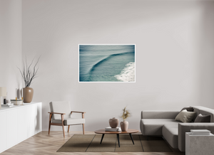 54 x 36″, Direct print on aluminum - white frame Big Sur Bowl
