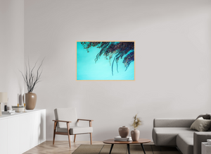 45 x 30″, Direct print on aluminum - maple frame Drift